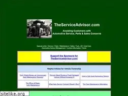 Sites similar to theserviceadvisor.com