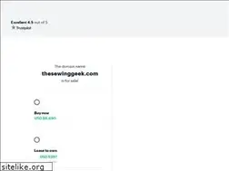 Sites similar to thesewinggeek.com