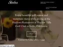 Sites similar to theshadowsrestaurant.com
