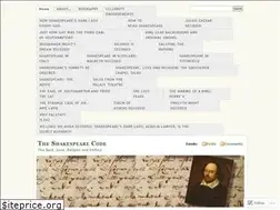 Sites similar to theshakespearecode.blog