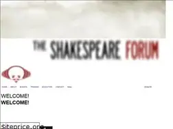 Sites similar to theshakespeareforum.org
