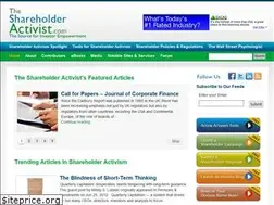 Sites similar to theshareholderactivist.com