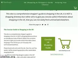 Sites similar to theshops.co.uk