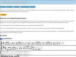 Sites similar to thesightreadingproject.com