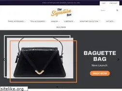 Sites similar to thesignaturebox.com