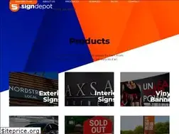 Sites similar to thesigndepot.com