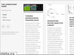 Sites similar to thesignificantgame.com