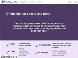 Sites similar to thesignupplace.com