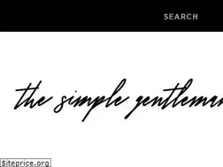 Sites similar to thesimplegentleman.com