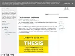 Sites similar to thesis-blogger-deluxe.blogspot.com