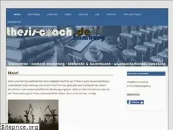 Sites similar to thesis-coach.de