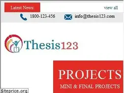 Sites similar to thesis123.com