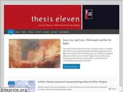 Sites similar to thesiseleven.com