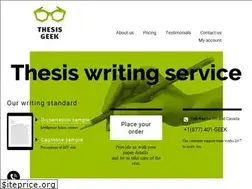 Sites similar to thesisgeek.com