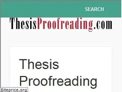 Sites similar to thesisproofreading.com
