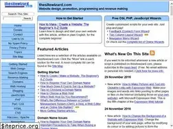 Sites similar to thesitewizard.com