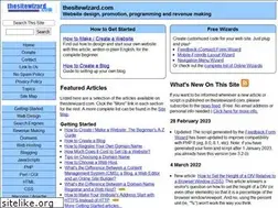 Sites similar to thesitewizard.net