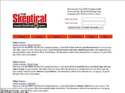 Sites similar to theskepticalnutritionist.com