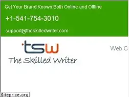 Sites similar to theskilledwriter.com