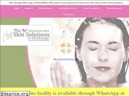 Sites similar to theskinsolutions.in