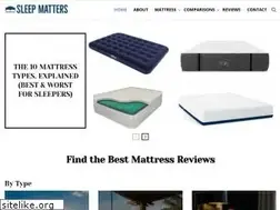 Sites similar to thesleepmatters.com