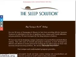Sites similar to thesleepsolution.ca