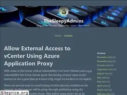 Sites similar to thesleepyadmins.com