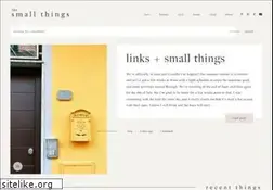 Sites similar to thesmallthingsblog.com