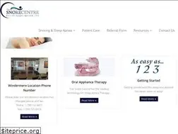 Sites similar to thesnorecentre.com