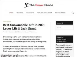 Sites similar to thesnowguide.com