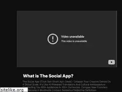 Sites similar to thesocialapp.net