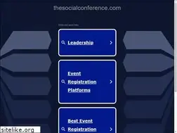 Sites similar to thesocialconference.com