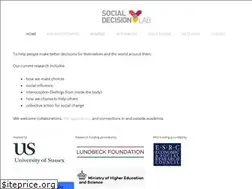 Sites similar to thesocialdecisionlab.org