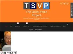 Sites similar to thesocialvoiceproject.org