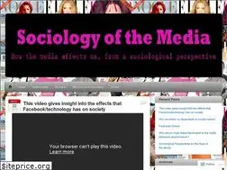 Sites similar to thesociologyofmedia.wordpress.com