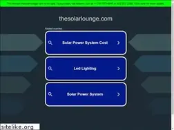 Sites similar to thesolarlounge.com