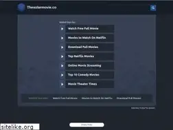 Sites similar to thesolarmovie.co