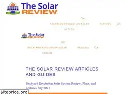 Sites similar to thesolarreview.org
