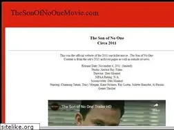 Sites similar to thesonofnoonemovie.com