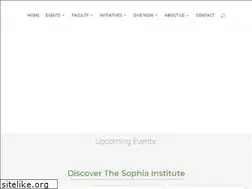 Sites similar to thesophiainstitute.org