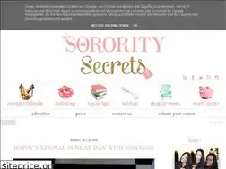 Sites similar to thesororitysecrets.blogspot.com