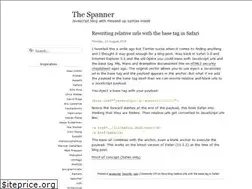 Sites similar to thespanner.co.uk