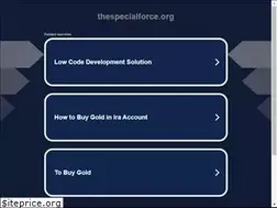 Sites similar to thespecialforce.org