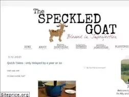 Sites similar to thespeckledgoatblog.com