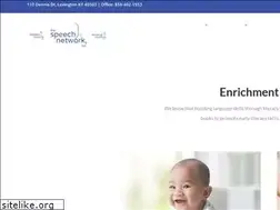 Sites similar to thespeechnetwork.org