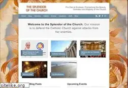 Sites similar to thesplendorofthechurch.com