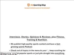 Sites similar to thesporting.blog