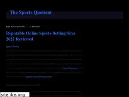 Sites similar to thesportsquotient.com