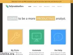 Sites similar to thespreadsheetguru.com