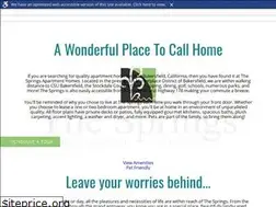 Sites similar to thespringsapartmenthomes.com
